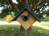 JCS Wildlife Classic Cedar & Recycled Poly Lumber Wren Birdhouse with Predator Guard Portal