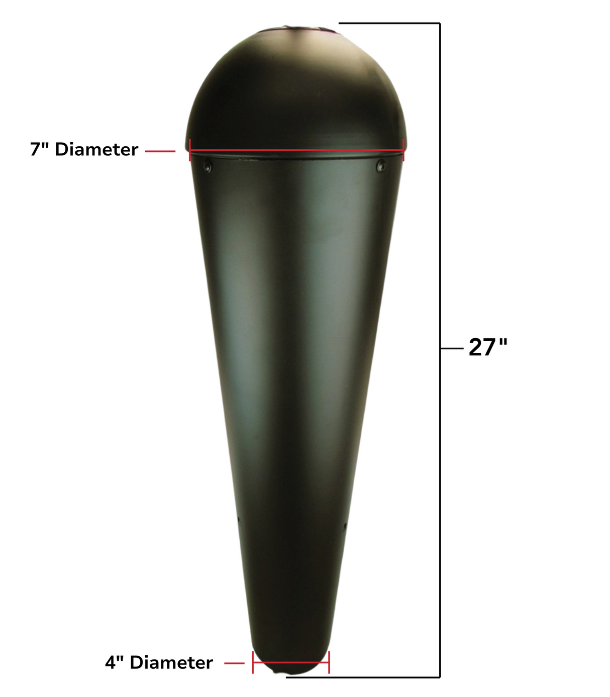 Squirrel Stopper Metal Standard Baffle Deters Squirrels and Raccoons (SQSB09)
