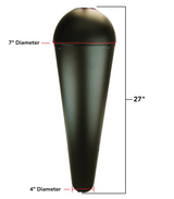 Squirrel Stopper Metal Standard Baffle Deters Squirrels and Raccoons (SQSB09)