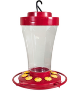 First Nature 3090 Hummingbird Nectar Flower Feeder - Made in the USA 32 oz. (1, 2, 4 or 6 Packs)