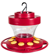 First Nature 3091 Flower Hummingbird Nectar  Feeder with Easy Cleaning 16 oz. (1, 2, 4 and 6 Packs)