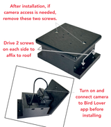 JCS Wildlife Nutty Mansion Squirrel Nesting Box w/ Wi-Fi Camera & Solar Panel