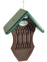 Downward Angle View of Suet Spread Feeder.