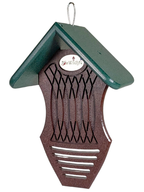 Angled view of Suet Spread Feeder