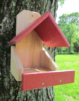 JCS Wildlife Cedar Robin Roost Birdhouse with Recycled Poly Lumber Roof