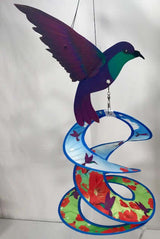 JCS Outlet Hummingbird Wind Spinner BENT BEAK, NO PACKAGING