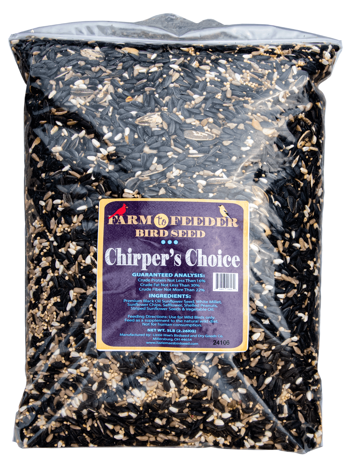 JCS Wildlife Chirper&rsquo;s Choice 5lb Loose Seed Bag