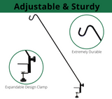 JCS Wildlife Deck Hook with Deck Clamp - Available in 42-Inch and 48-Inch Sizes!