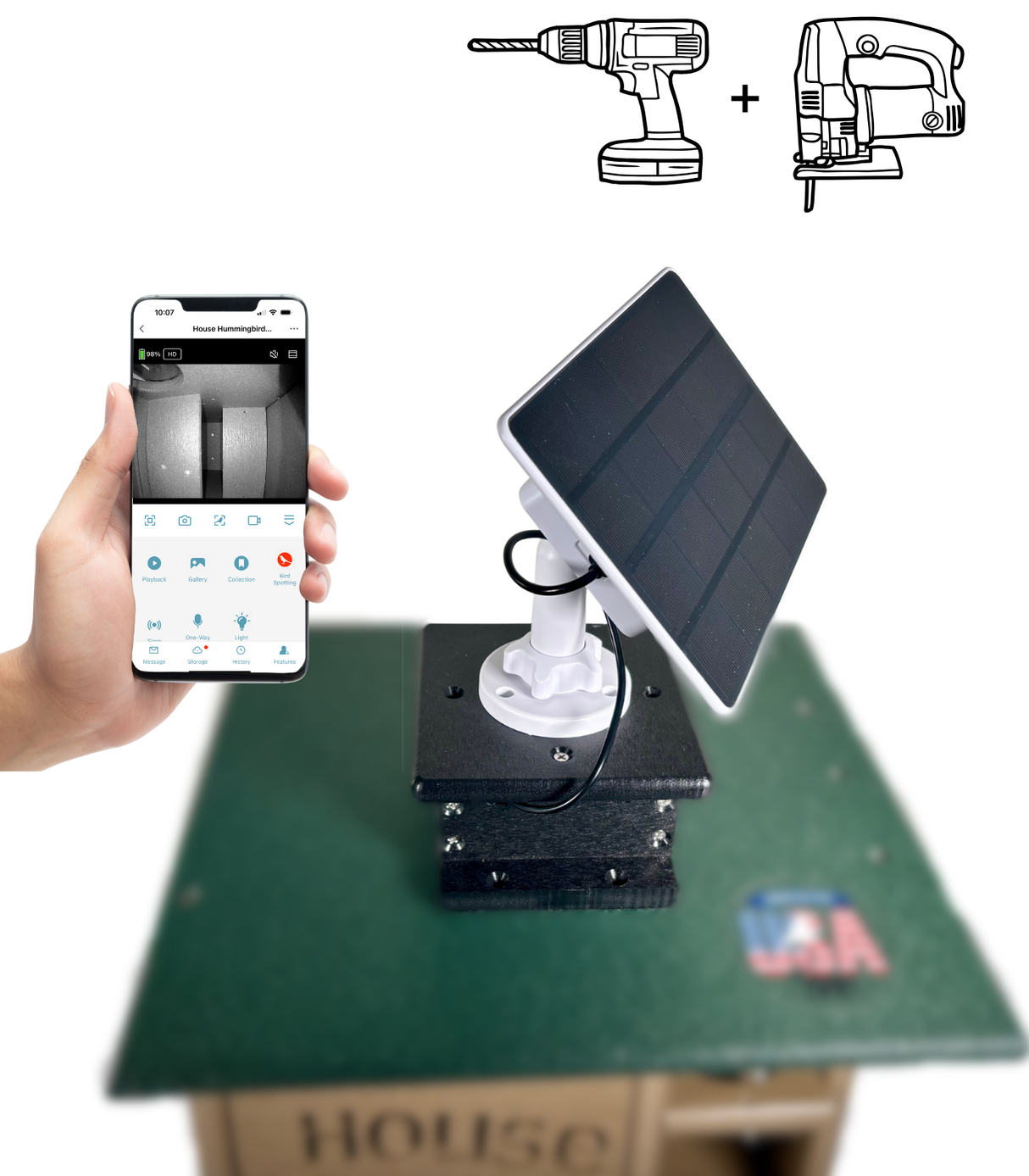 JCS Wildlife Squirrel House Camera DIY Add-On