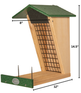 JCS Wildlife Double Snacker Squirrel Feeder