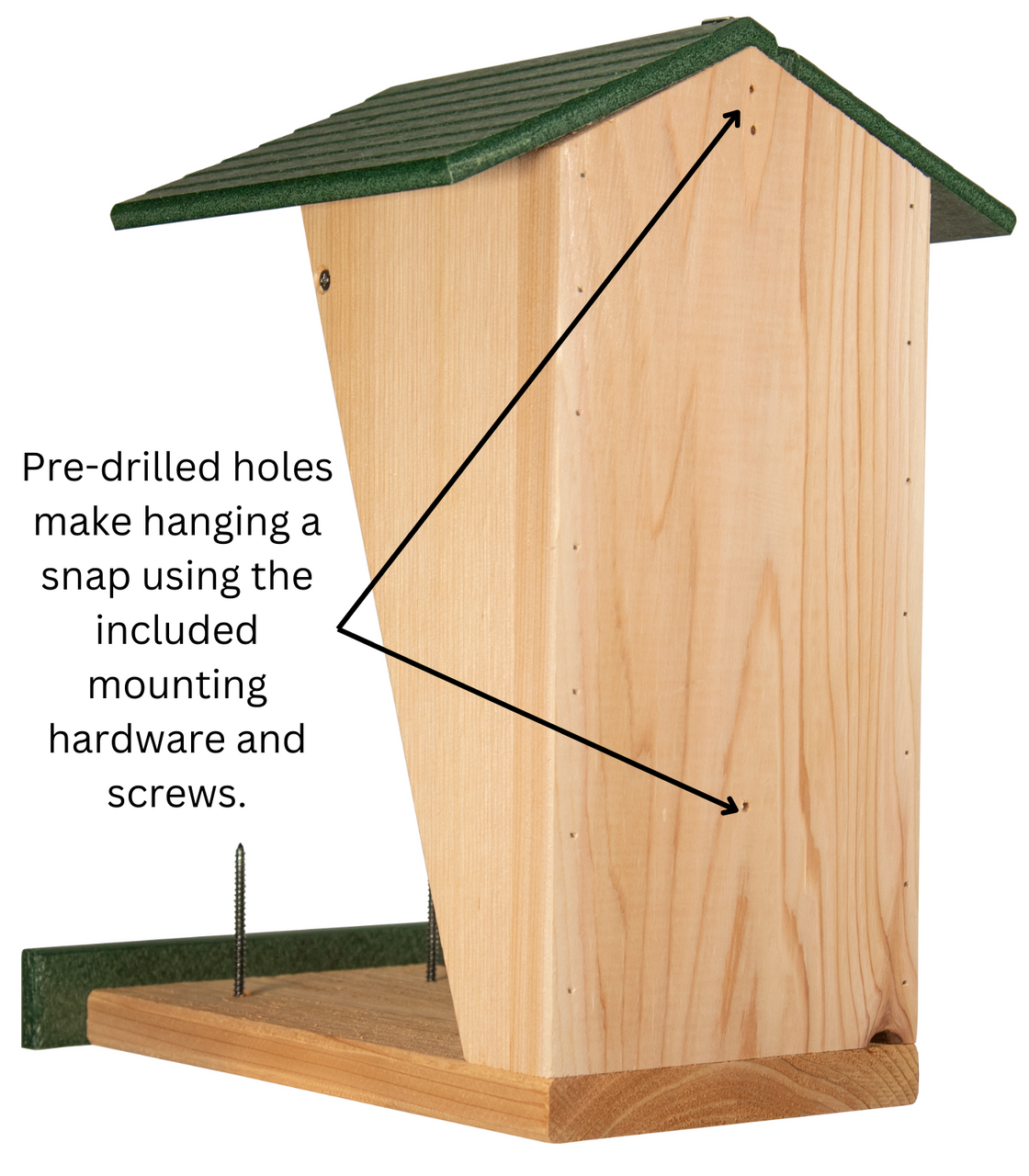 JCS Wildlife Double Snacker Squirrel Feeder