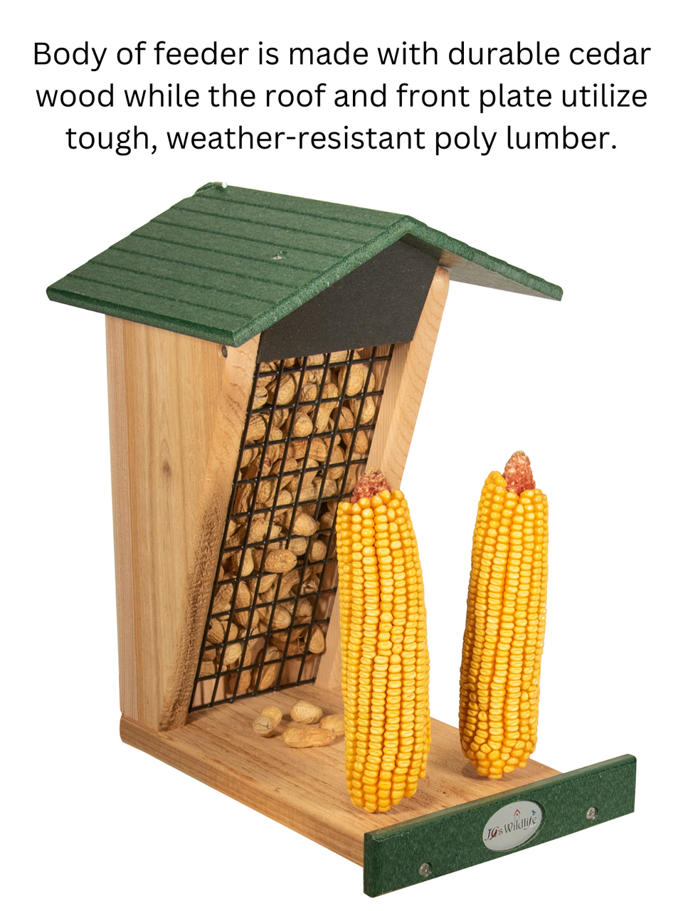 JCS Wildlife Double Snacker Squirrel Feeder