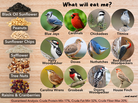 JCS Wildlife Fruit, Berry, Nut 20lb Loose Seed Bag