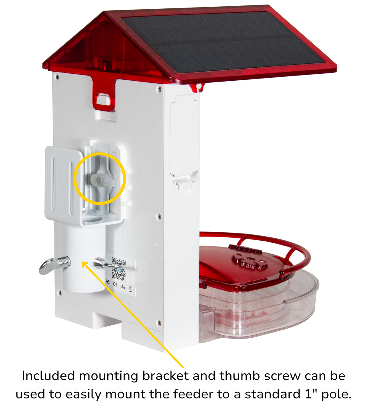 JCS Wildlife Smart 2-in-1 Hummingbird Feeder