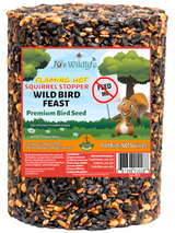 JCS Wildlife Squirrel Stopper Wild Bird Feast Large Cylinder 3.75lbs