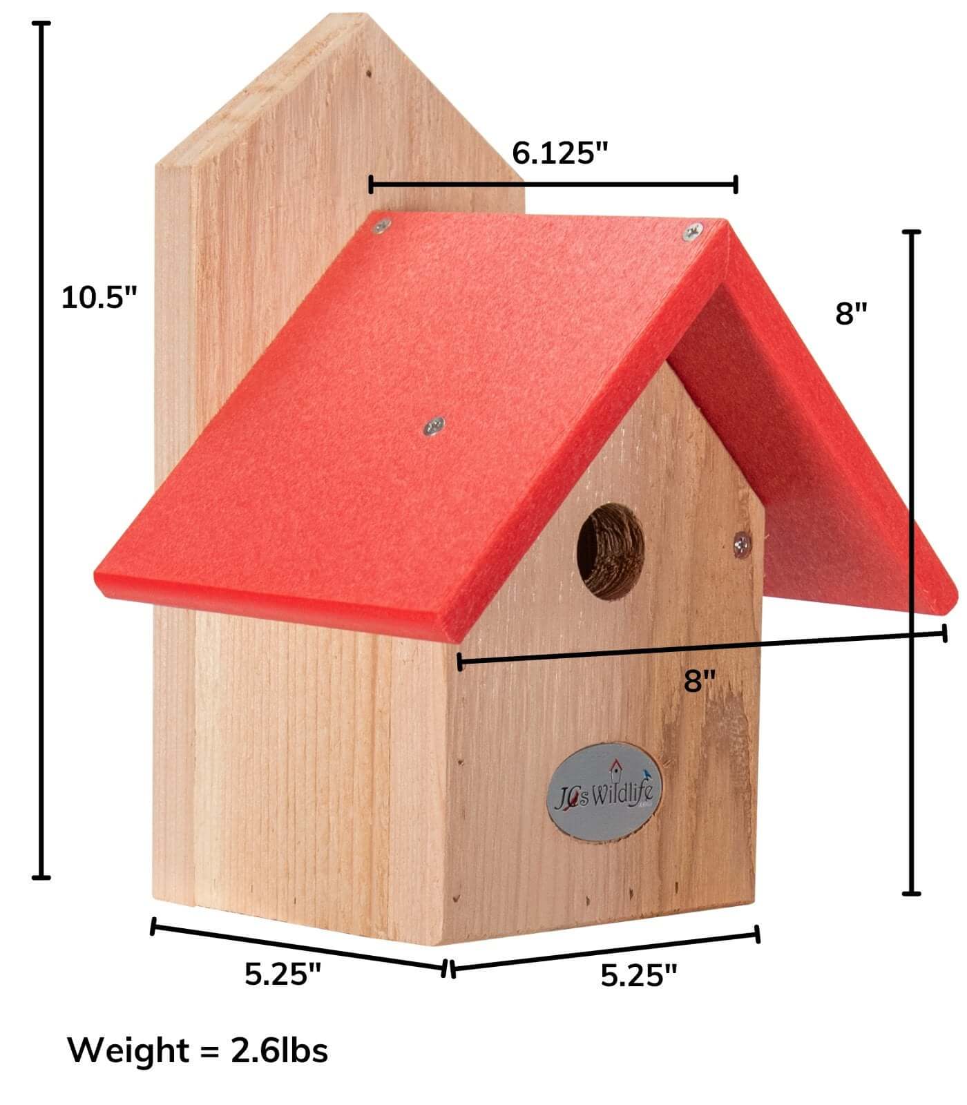 Wooden bird houses measurements are 17 In w x 10.5 d outlet