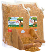 JCS Wildlife Squirrel Stopper Sunflower Hearts 10lbs Loose Seed Bag