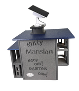 JCS Wildlife Nutty Mansion Squirrel Nesting Box w/ Wi-Fi Camera & Solar Panel