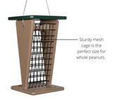 JCS Wildlife Poly Lumber Hanging Whole Peanut Bird Feeder