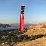 In the Breeze U.S. Stars and Stripes Embroidered 40" Windsock