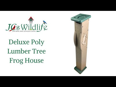 JCS Wildlife Deluxe Poly Lumber Tree Frog House