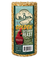 Mr. Bird Golden Safflower Feast Small Wild Bird Seed Cylinder 25 oz.