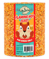 Mr. Bird Flaming Hot Feast Large Wild Bird Seed Cylinder 4 lb. 3 oz. (1, 2, 4, or 6 Packs)