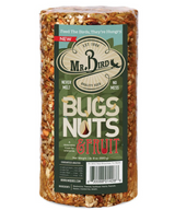 Mr. Bird Bugs, Nuts, & Fruit Small Wild Bird Seed Cylinder 24 oz. (1, 2, 4, or 6 Pack)