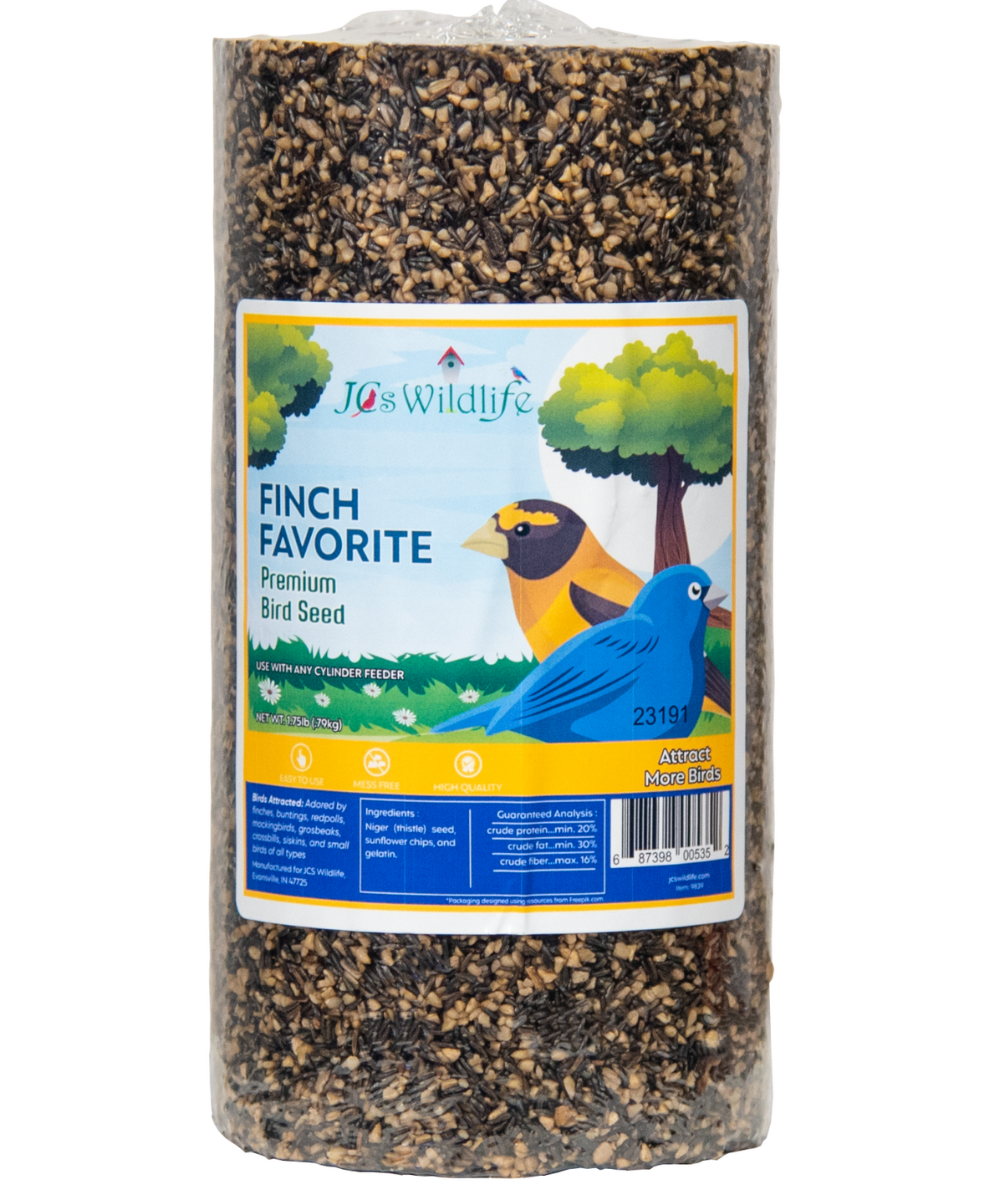 JCS Wildlife Finch Favorite Premium Bird Seed Small Cylinder