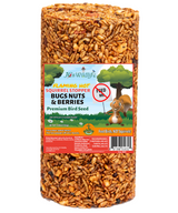 JCS Wildlife Squirrel Stopper Bugs Nuts & Berries Small Cylinder 1.5lbs
