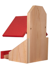 JCS Wildlife Cedar Robin Roost Birdhouse with Recycled Poly Lumber Roof