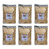 Six JCS Wildlife Shell Free 5lb Loose Seed Bags with Sunflower Chips, Split Peanuts, Hulled Millet for Bird Feeding.