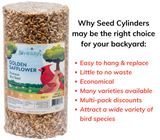 JCS Wildlife Premium Bird Seed Cylinder Variety Pack