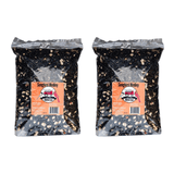 Two bags of JCS Wildlife Songbird Medley 5lb Loose Seed featuring premium ingredients like black oil sunflower seeds and split peanuts