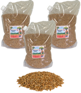 Three Pack JCS Wildlife Squirrel Stopper Sunflower Hearts 10lbs Loose Seed Bags