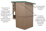 JCS  Wildlife Ultimate Squirrel House Nesting Box