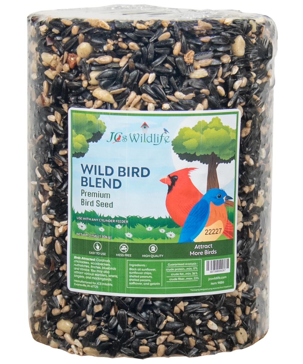 JCS Wildlife Premium Bird Seed Cylinder Variety Pack