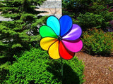 8 Petal Rainbow Dazy Wind Spinner In the Breeze Garden Yard Decor ITB2803 - JCS Wildlife