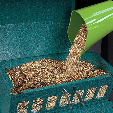 Absolute II Squirrel-Proof Bird Feeders Green Heritage Farms 7536 Pole and Hanger Included