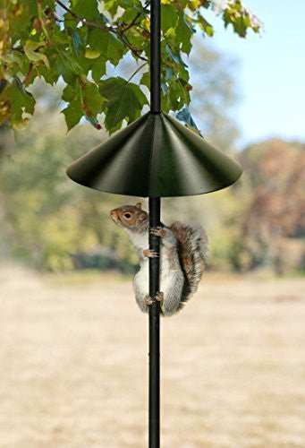 Audubon / Woodlink 14 Wrap Around Squirrel Baffle, Black Squirrel proof (1 or 2 Pack) - JCS Wildlife