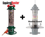 Brome Squirrel Buster Plus Bird Feeder with Brome Weather Guard - JCS Wildlife