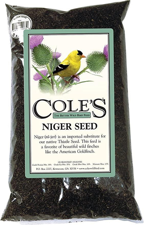 Cole's Niger Bird Seed, 10 lbs, NI10 - JCS Wildlife