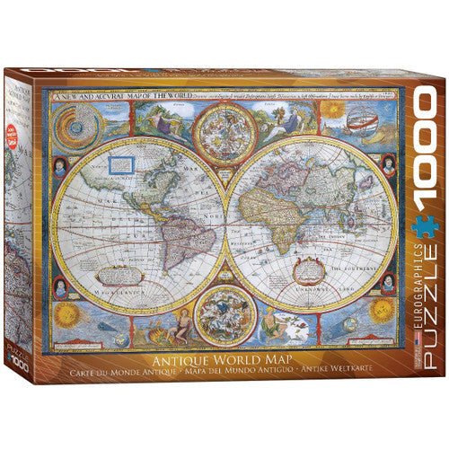 EuroGraphics Map of the World Jigsaw Puzzle (1000-Piece) – JCS Wildlife