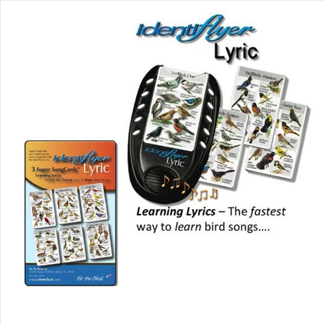 Identiflyer Lyric 100 Birds Kit Includes Machine and 3 Cards Song set - JCS Wildlife