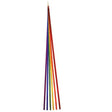 In The Breeze 60" Rainbow Sparkle Kite Tails - JCS Wildlife