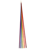In The Breeze 60" Rainbow Sparkle Kite Tails - JCS Wildlife