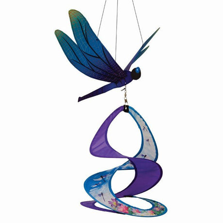 In The Breeze Double Dragonfly Wind Spinner - JCS Wildlife
