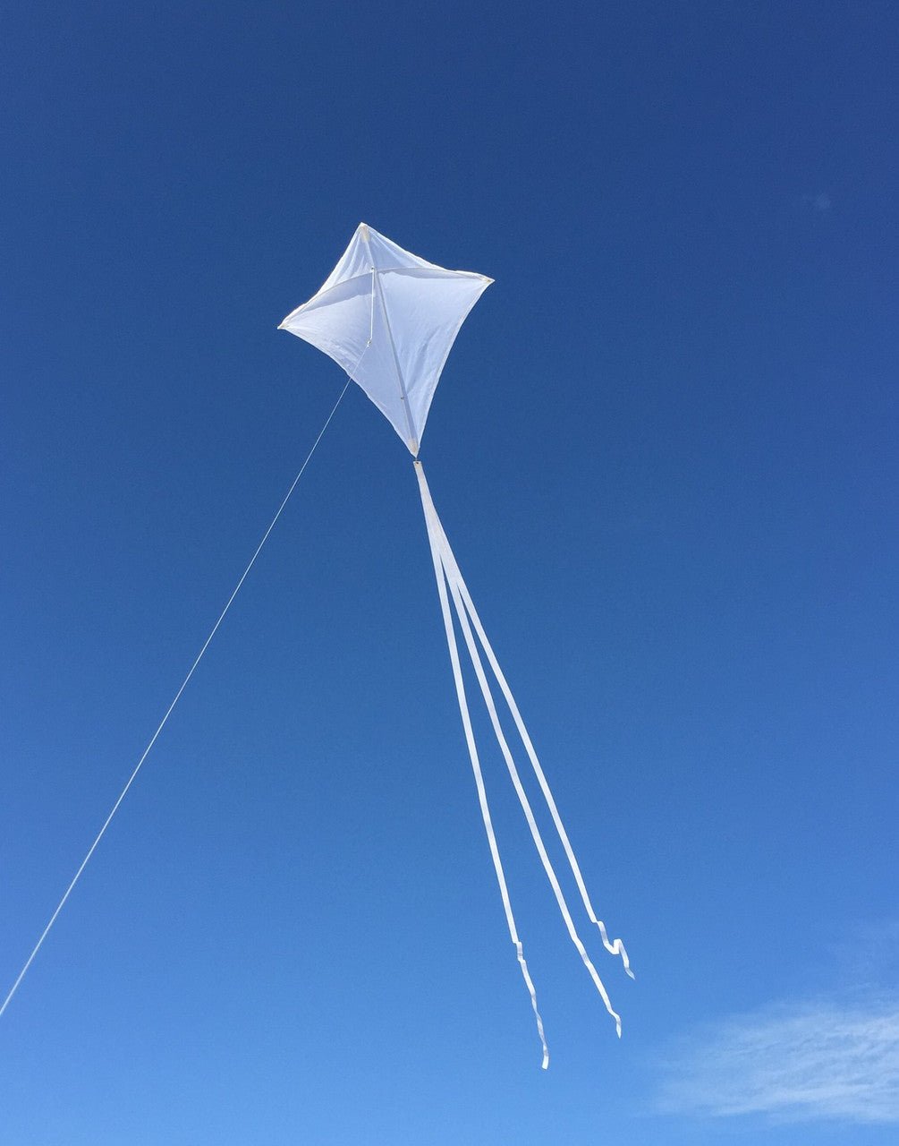 In The Breeze White Colorfly 30" Diamond Kite - JCS Wildlife