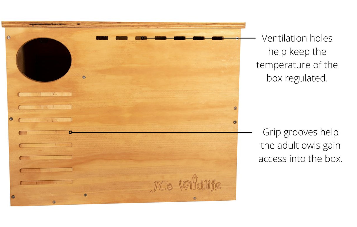 JCS Wildlife Barn Owl Nesting Box - JCS Wildlife