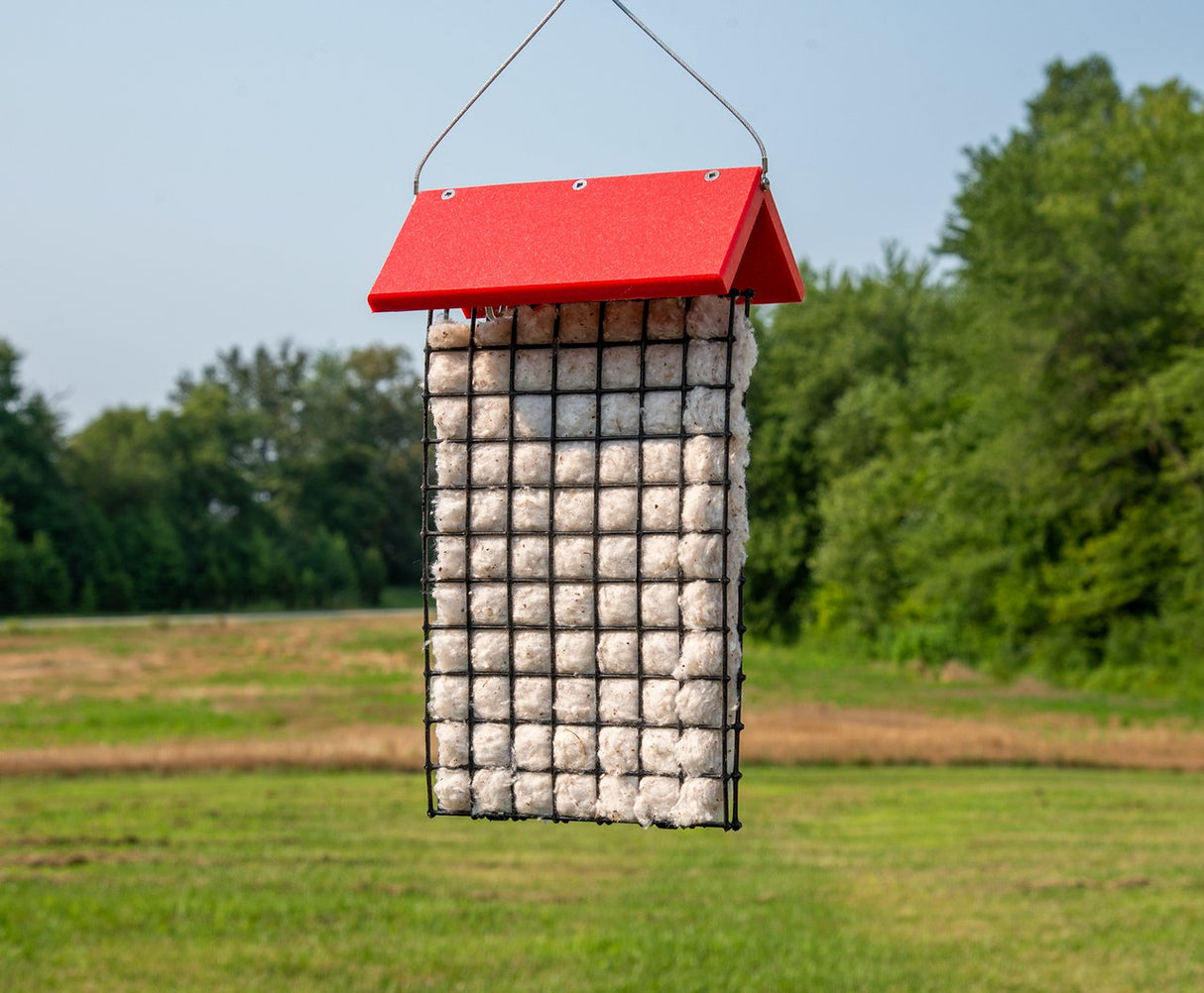 JCS Wildlife Deluxe Hummingbird Nester Builder with Weather Guard Roof - JCS Wildlife